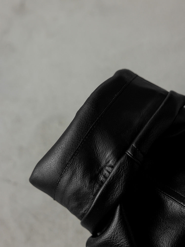 British - Style Ruched Buckle Mid - Calf Boots