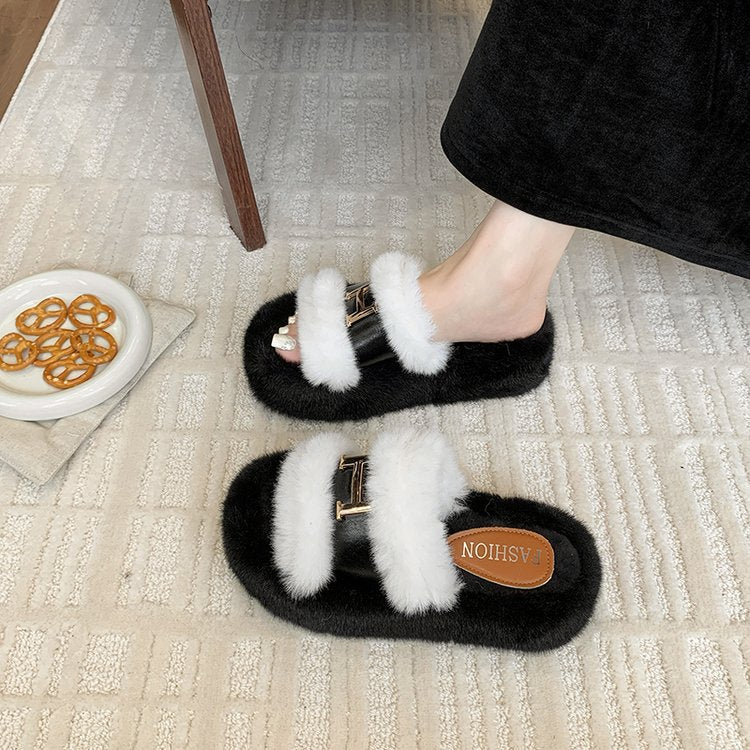 Birkenstock Furry Slippers