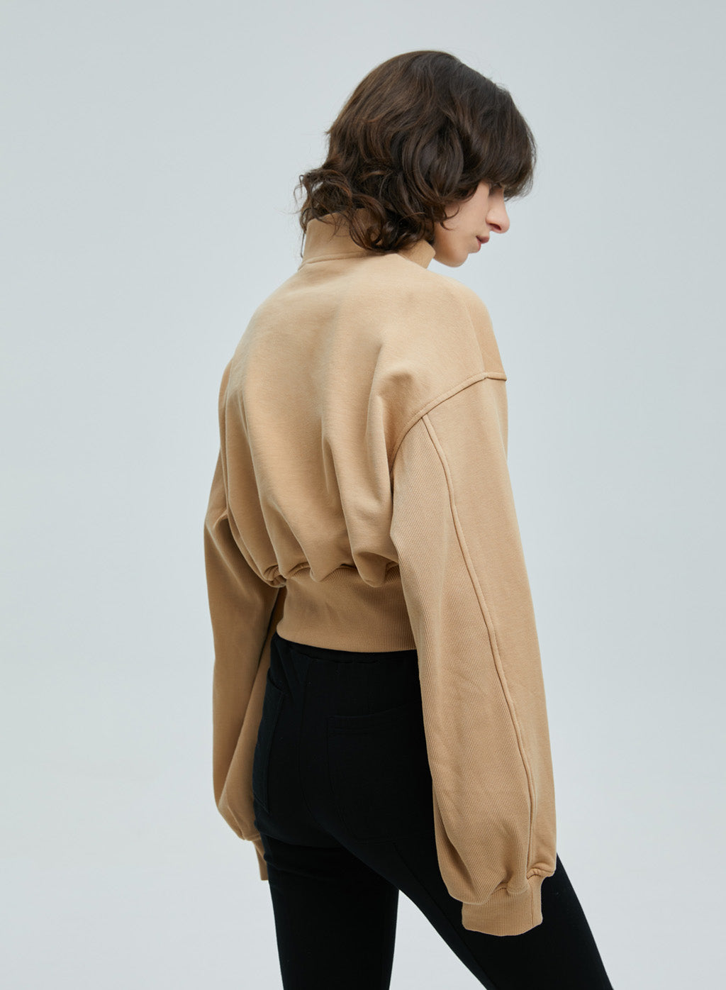 Zip Front Bomber Jacket