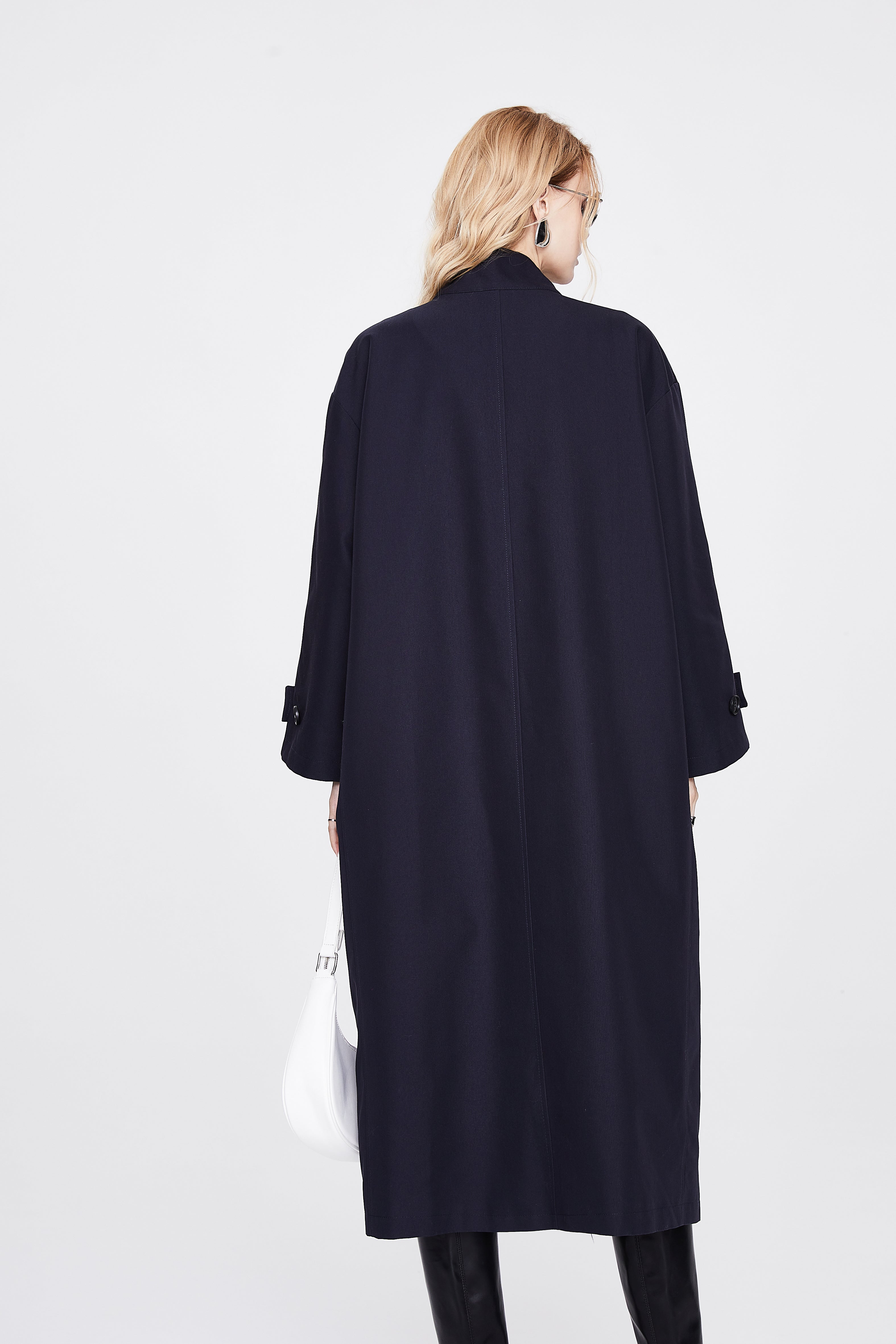 Lazy Style Long Trench Coat