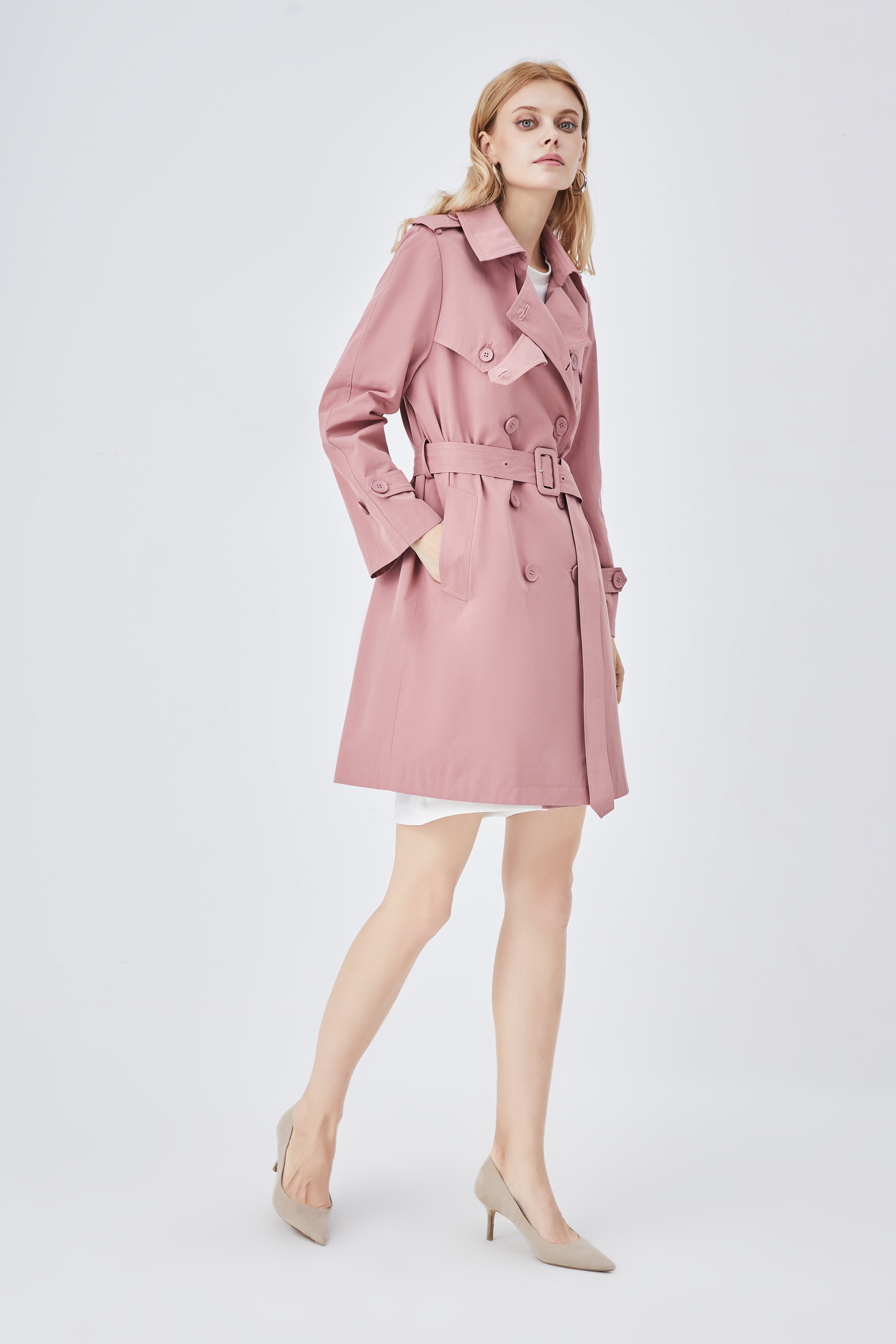 Mid-length Elegant Commuter Coat