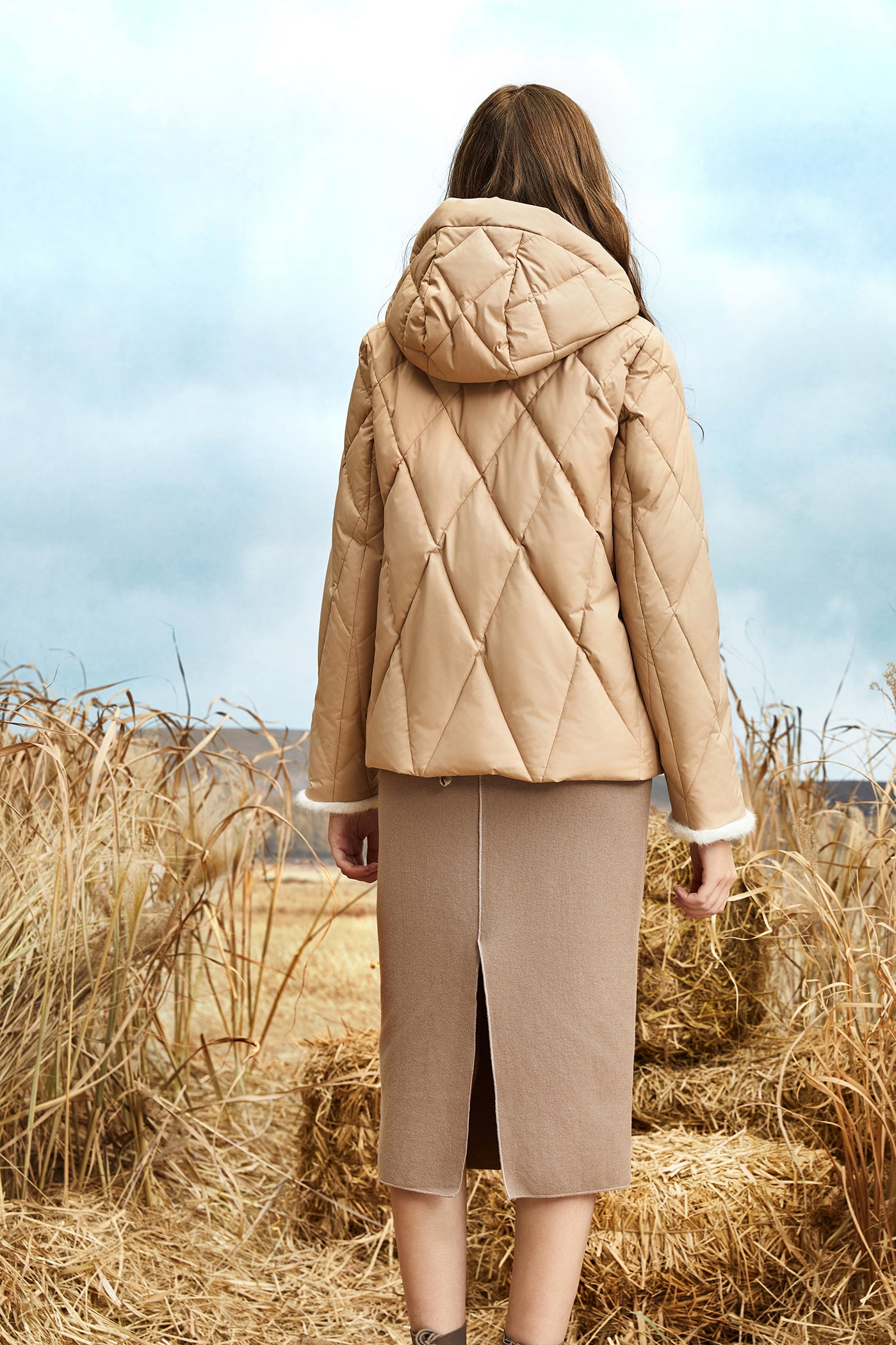 Arctic Grace Quilted Coat