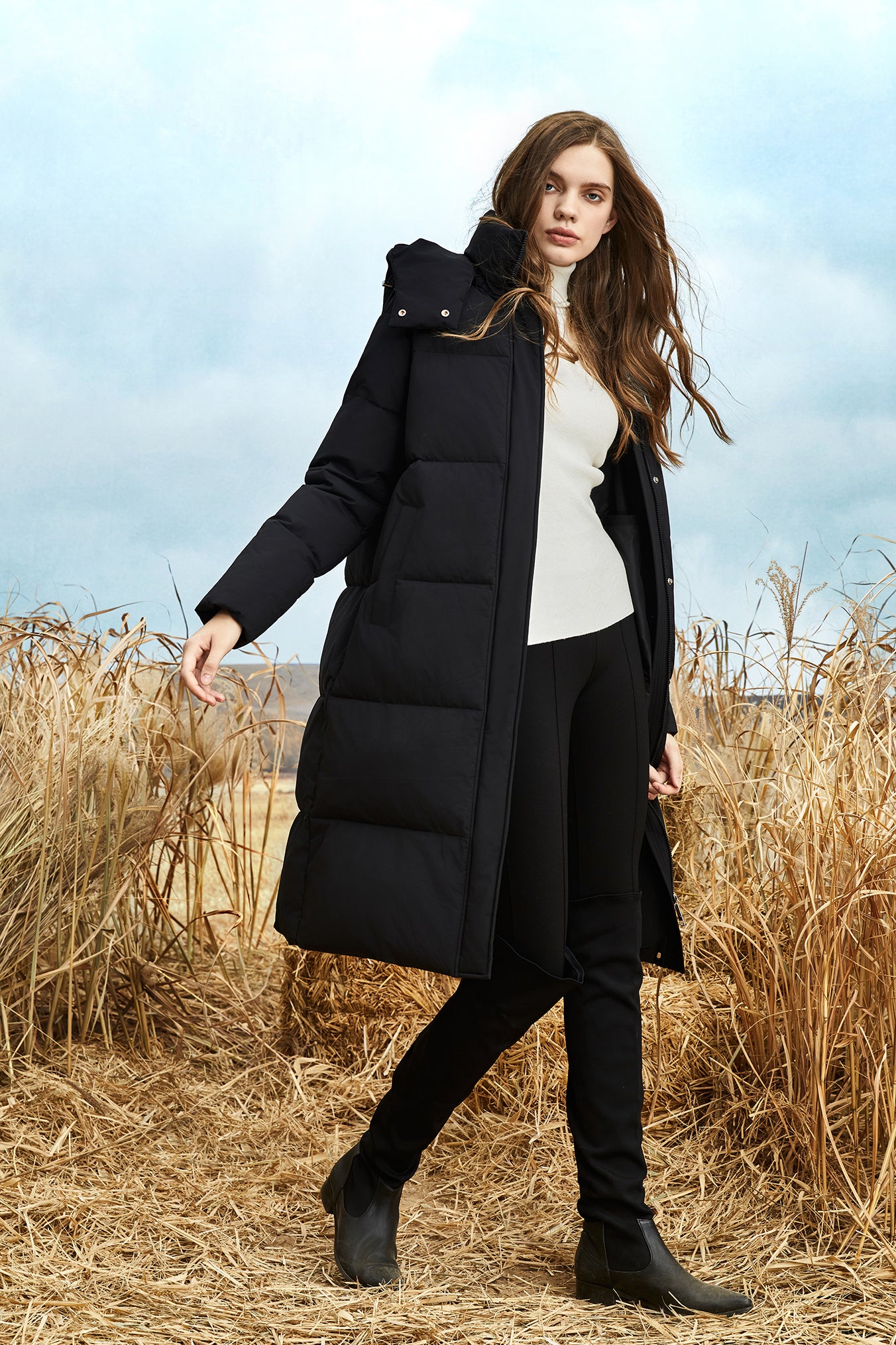 ArcticEase Long Puffer Coat