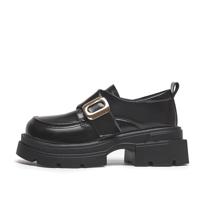 Agsdon Velcro Shiny Loafers