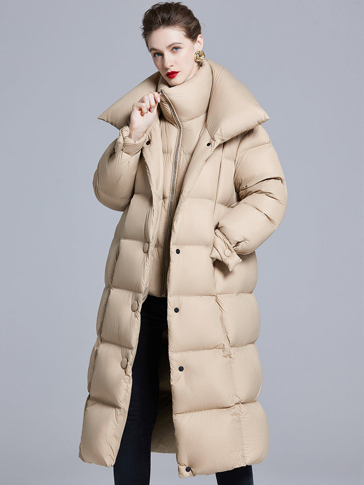 Fake Two-Piece Thickened Down Coat