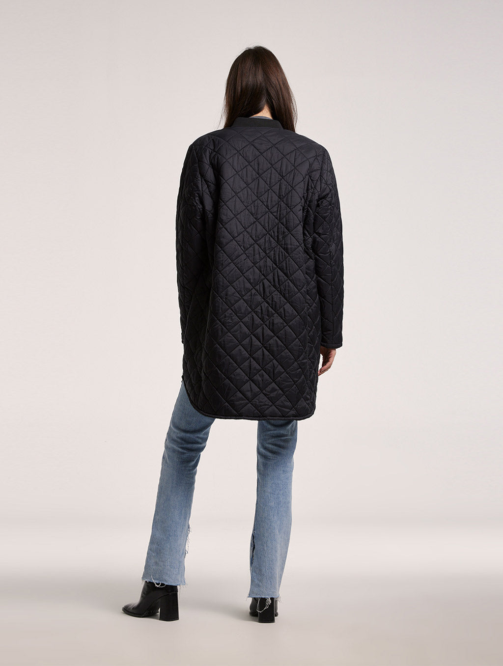 Warm Midi Buttoned Puffer Jacket