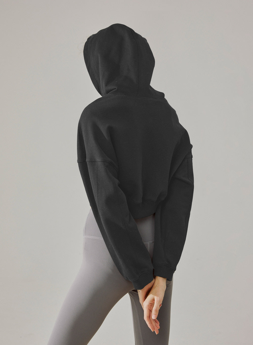 Boxy Cropped Hoodie