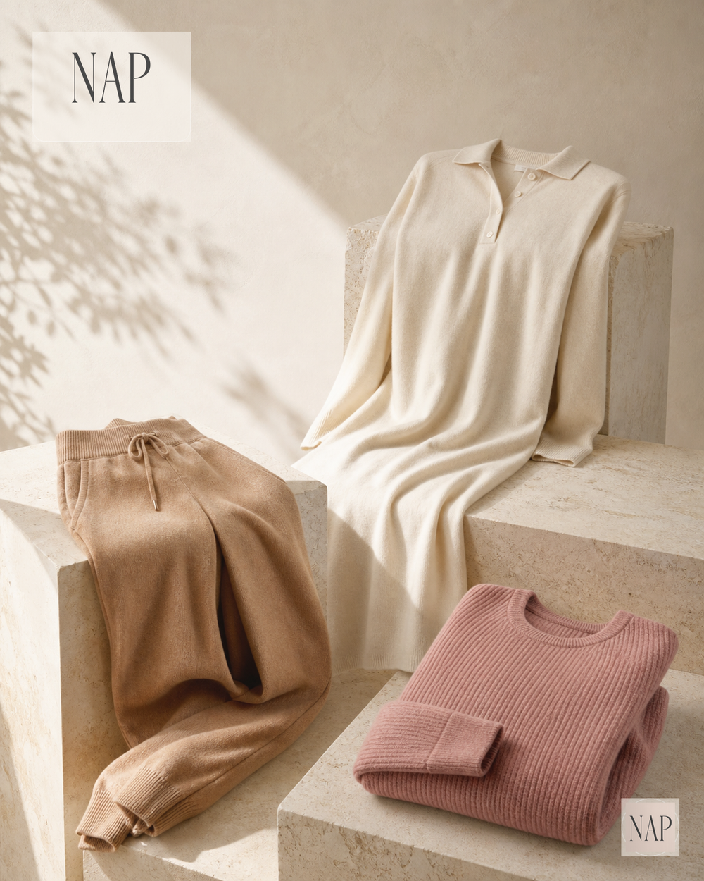 The NAP Cashmere Lounge Edit: Compare Joggers, Polo Dress and Rib-Knit Pullover Before Checkout