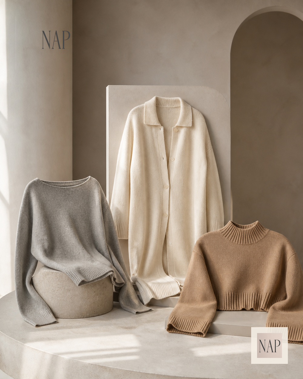 How to Choose a NAP Knit: Fiber, Shape and Care in Three Pieces