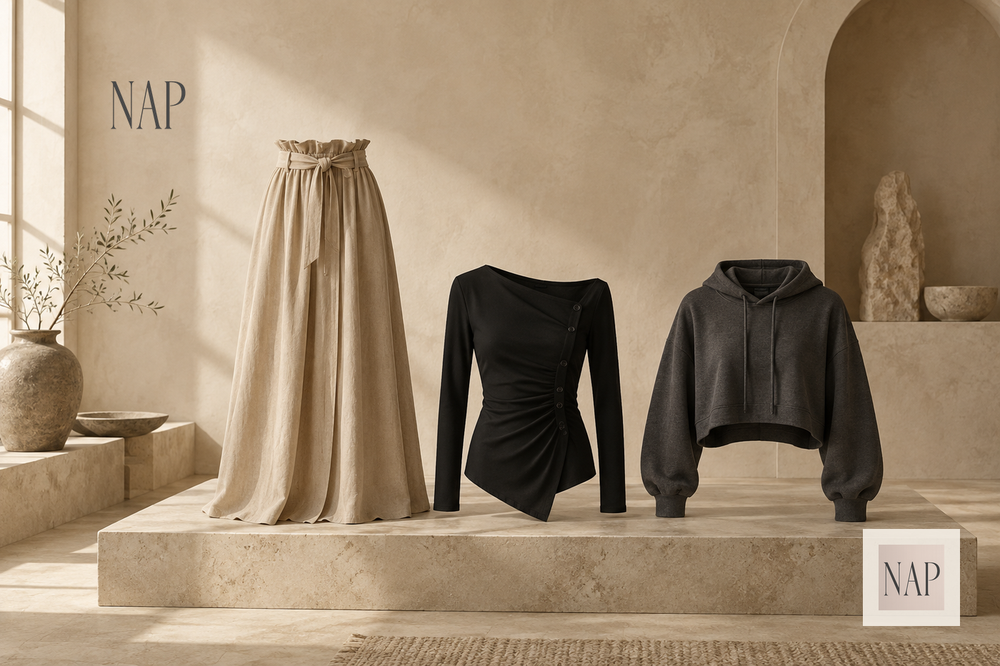 The NAP Model Notes Edit: Read Height, Worn Size and Fit Advice Before Checkout