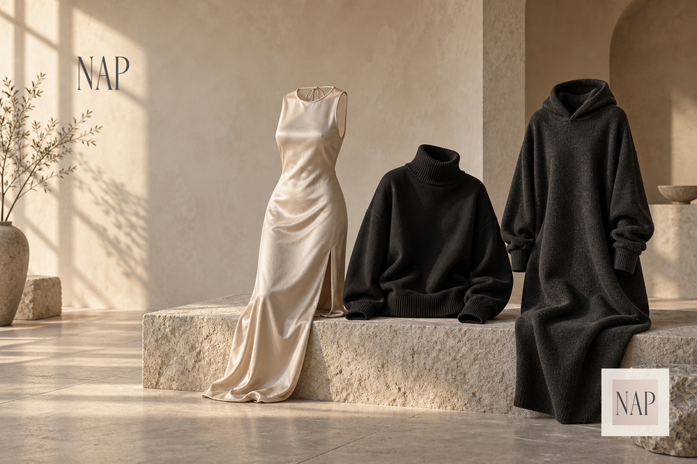 The NAP Volume Edit: Fitted, Relaxed and Oversized Before Checkout