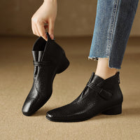 Vintage Leather Ankle Boots