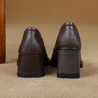 Retro Versatile Commuter Leather Shoes