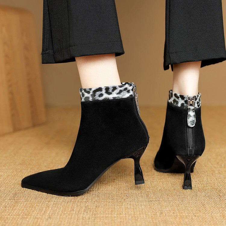 7cm Pointed - Toe Stiletto Ankle Boots