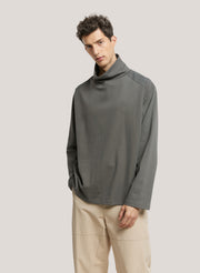Turtleneck Raglan-Sleeved Cotton Sweatshirt – Nap Loungewear Sweaters & Knitwear