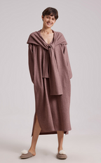 NAP Hooded Scarf Sweatshirt Dress