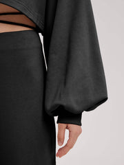 Crew Neck Crop Top