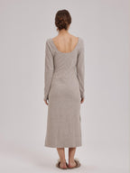 NAP Belted Knit Bodycon Dress