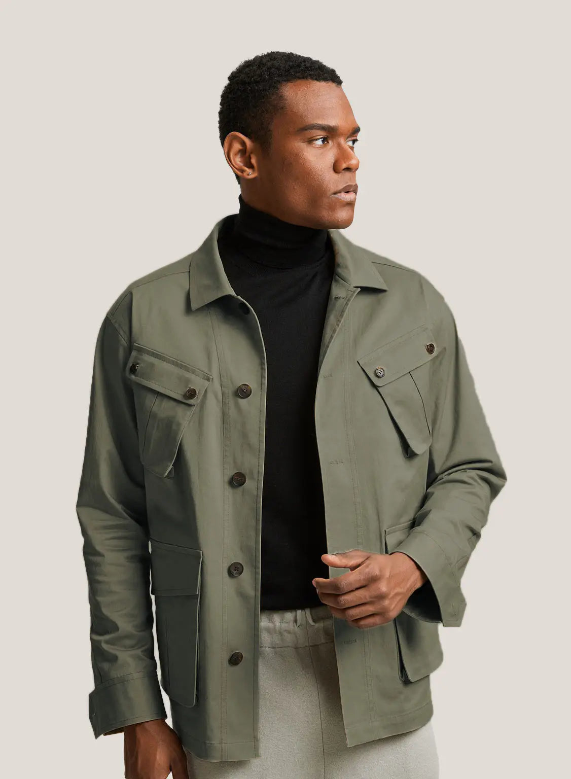 Cotton Lightweight Multi Pocket Jacket