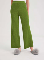 NAP Cashmere Rib-Knit Leisure Bottoms