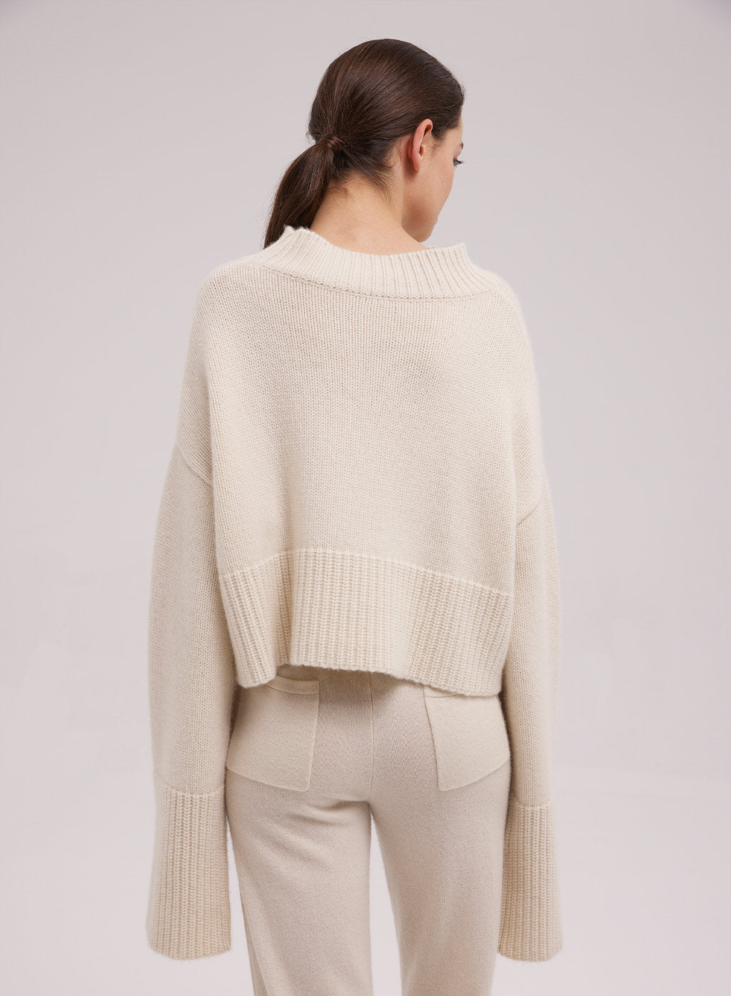 Cashmere Flare Sleeve Sweater
