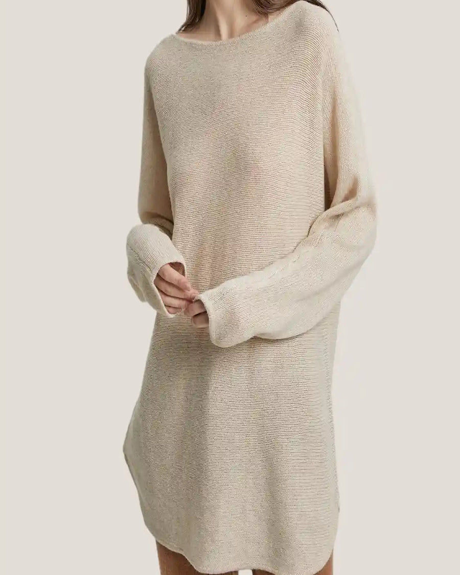 100% Yak Wool Boatneck Sweater