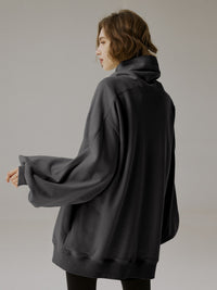 Whisper Oversized Turtleneck Sweatshirt