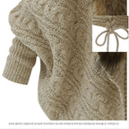 Batman Loose Plus Sweater Knitted Sweater