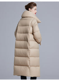 Fake Two-Piece Thickened Down Coat
