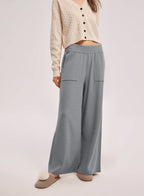 Loose Wide-Leg Knit Pants