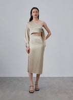 Pink Palace Silk Dress