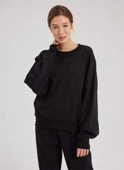 Drop Shoulder Loose Sweatshirt – Nap Loungewear Tops