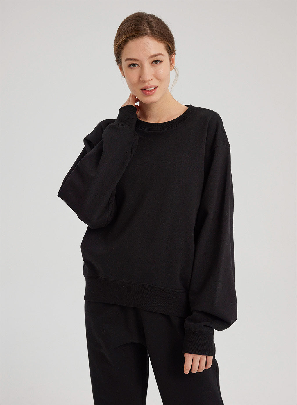 Drop Shoulder Loose Sweatshirt