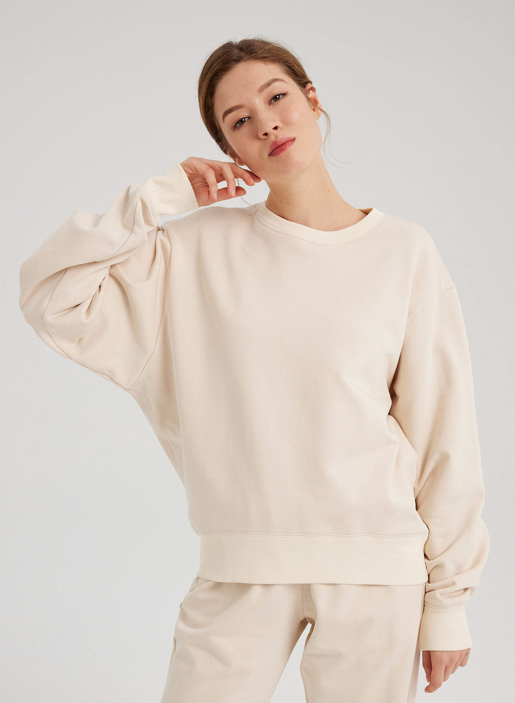 Drop Shoulder Loose Sweatshirt