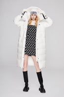 Medium-length Shiny Puffer Coat