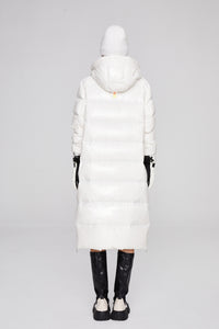 Medium-length Shiny Puffer Coat