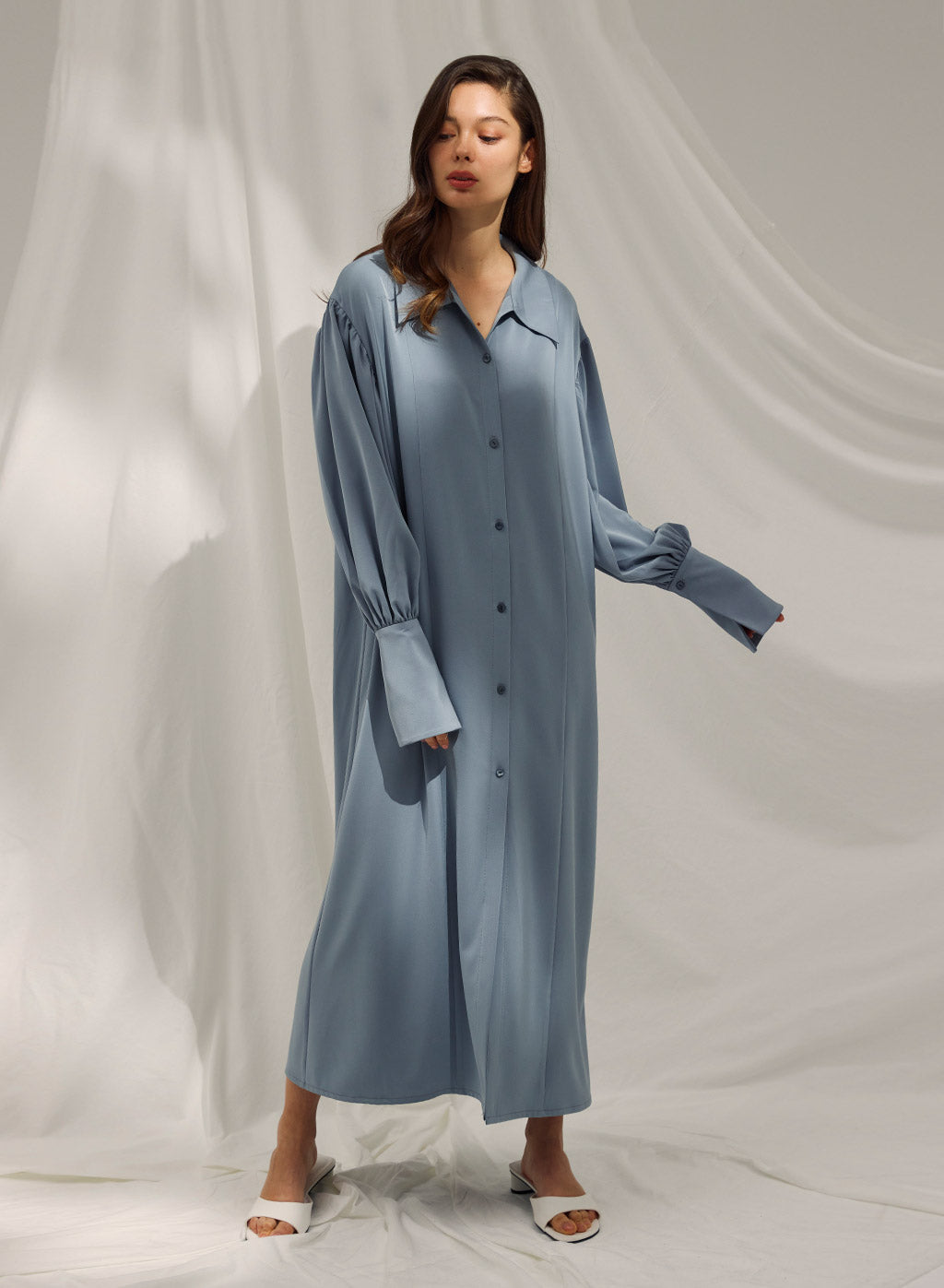 NAP Drape Shirt Robe
