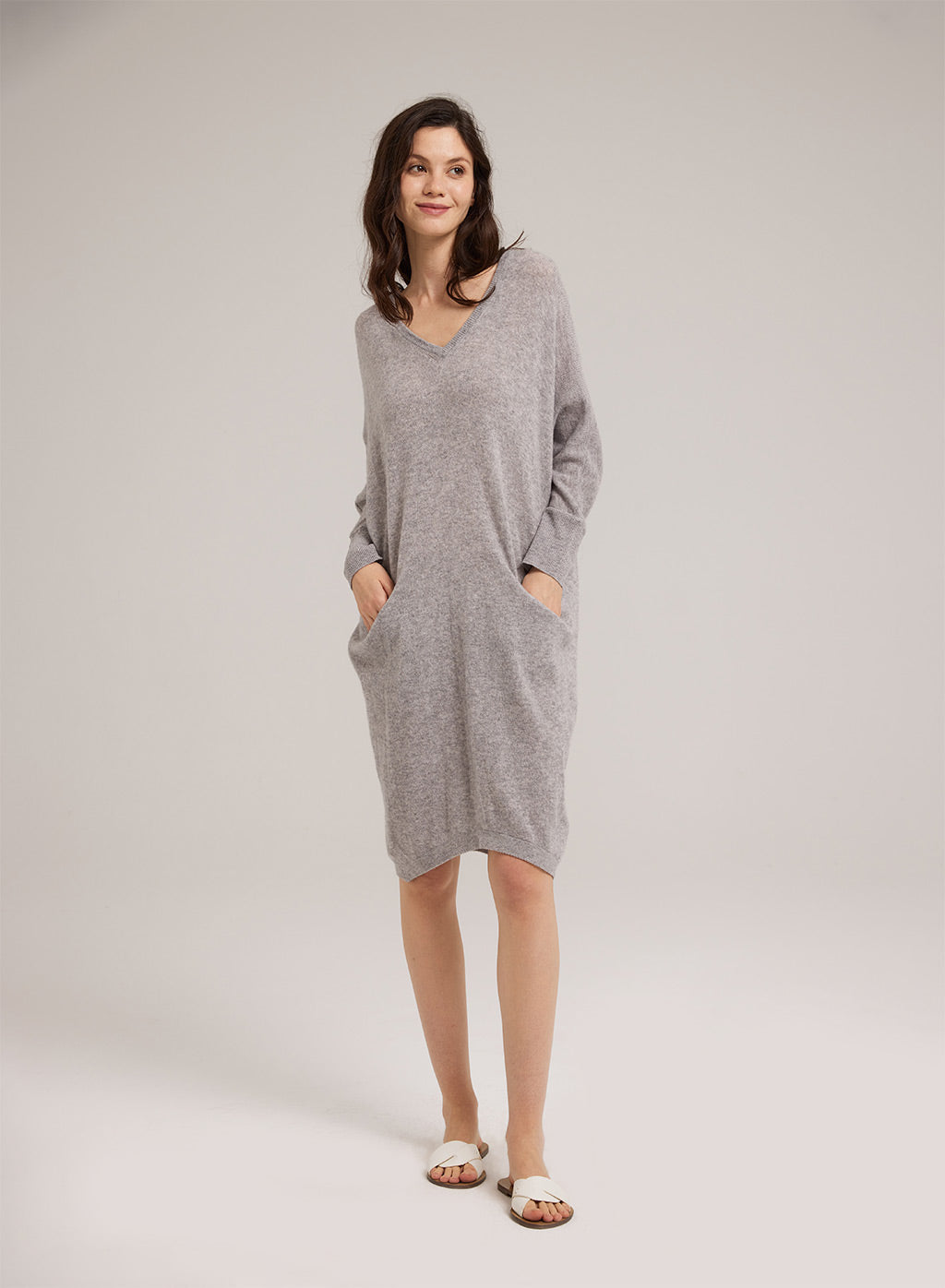 Loose Knitted Midi Dress