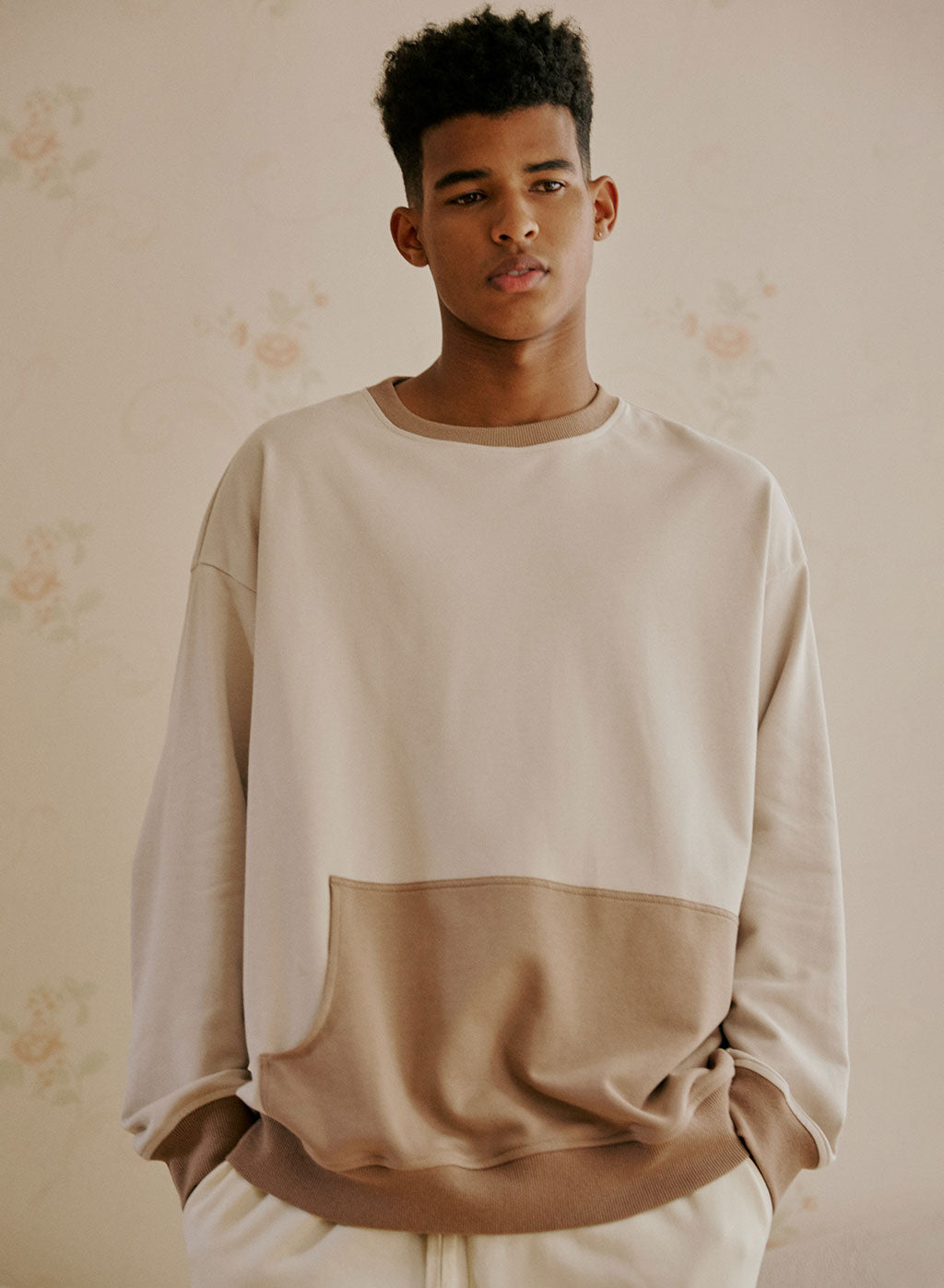 Asymmetric Pocket Sweatshirt