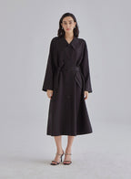 Black Vulture Silk Blend Coat