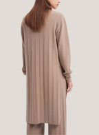 Mellow Split Pure Merino Wool Midi Top