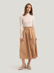 Cotton-Blend Maxi Skirt – Nap Loungewear Bottoms