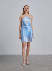 Backless Silk Halter Mini Dress – Nap Loungewear Dresses