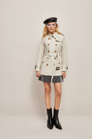 Classic Hepburn Style Trench Coat