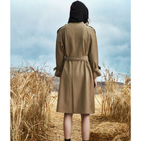 Medium-length Draped Coat
