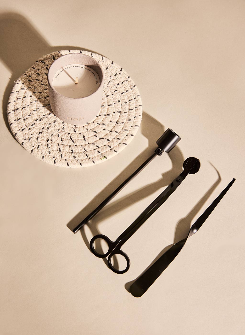 Candle Snuffer Set Care Kit(3pc)