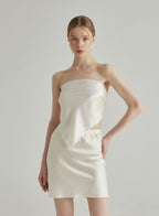 A-Line Mini Silk Skirt