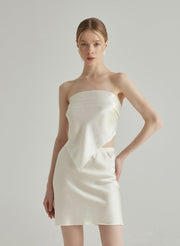 A-Line Mini Silk Skirt – Nap Loungewear Bottoms