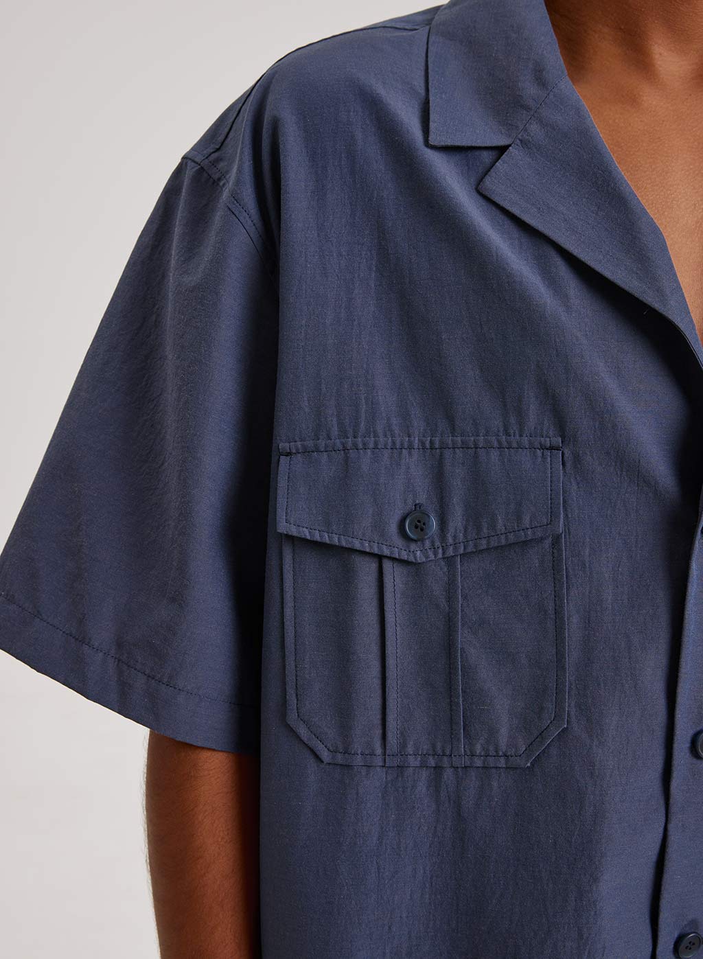 Boyfriend Flap Pocket Shirt