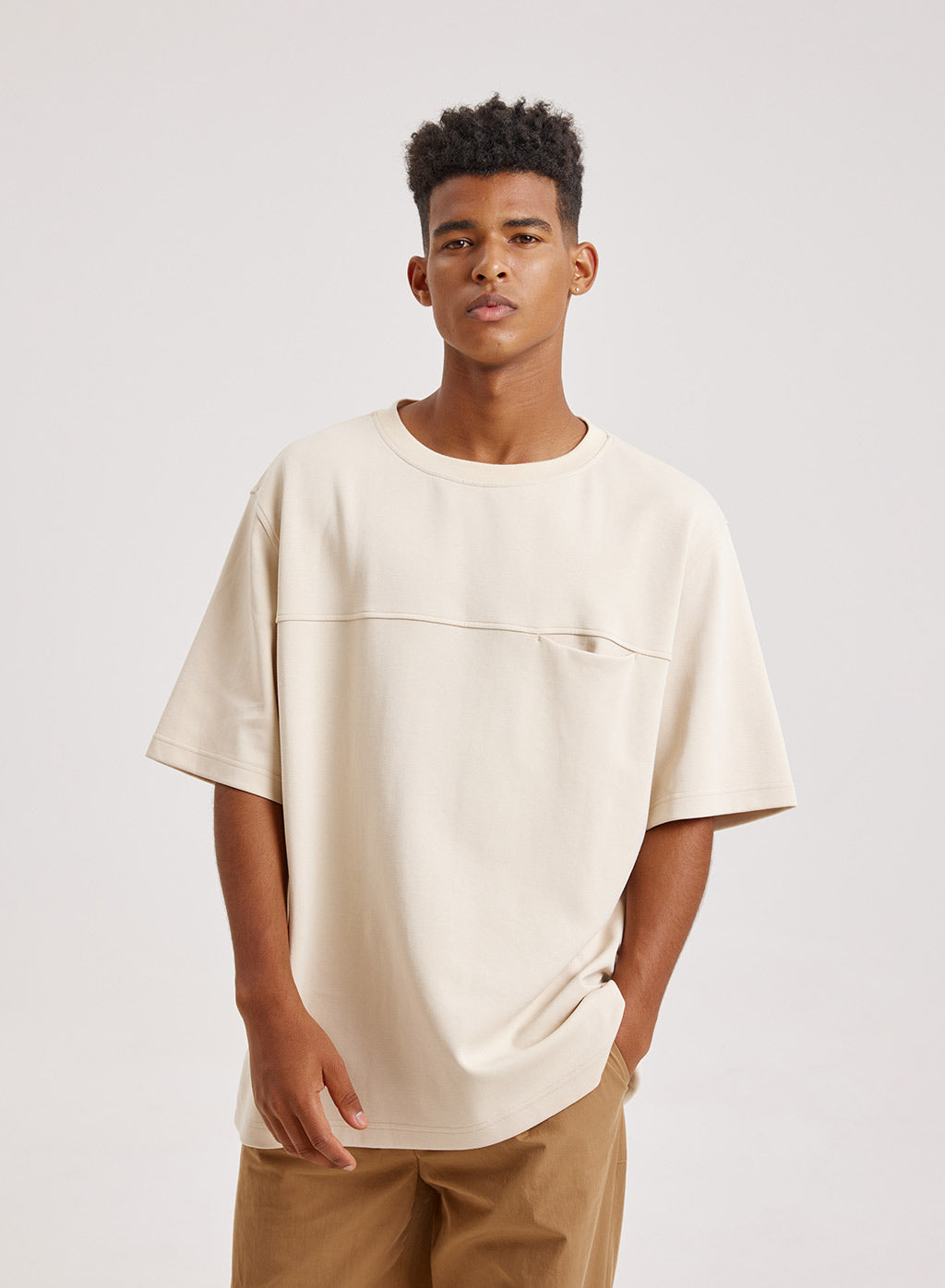 Wink Pocket Cotton T-shirt